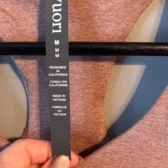 Vuori Nutmeg Heather Racerback Tank Top - Picture 3 of 4